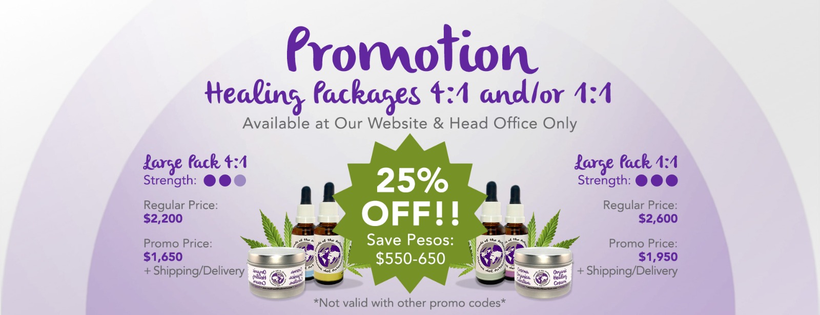 Large Healing Packages Promo