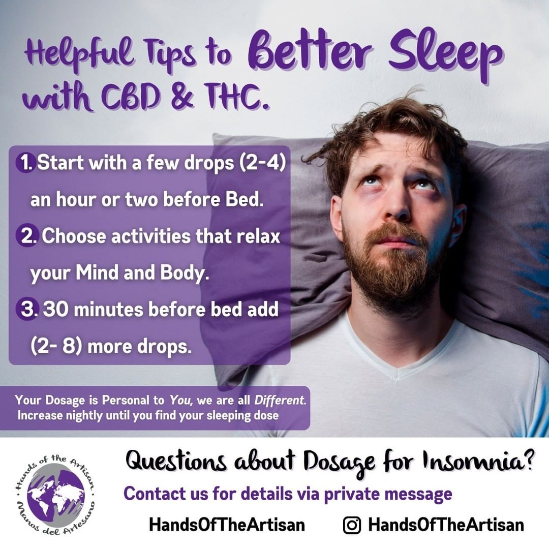 Helpful Tips to Better Sleep with CBD & THC
